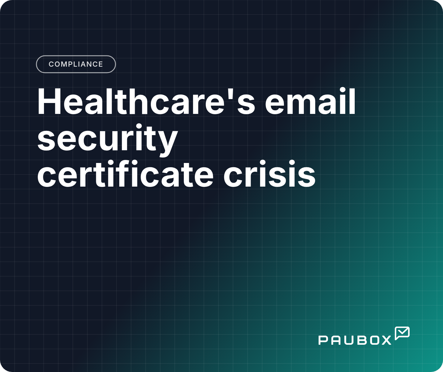 Healthcare's email security certificate crisis