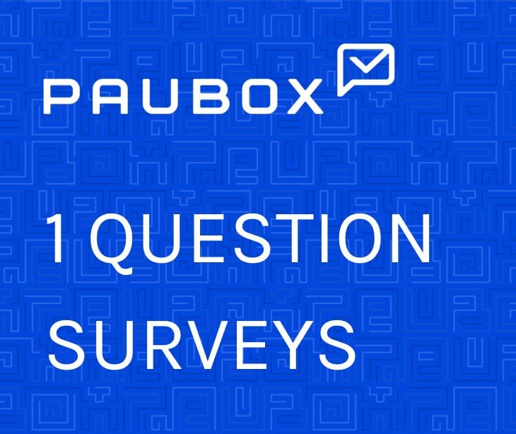 1 question surveys