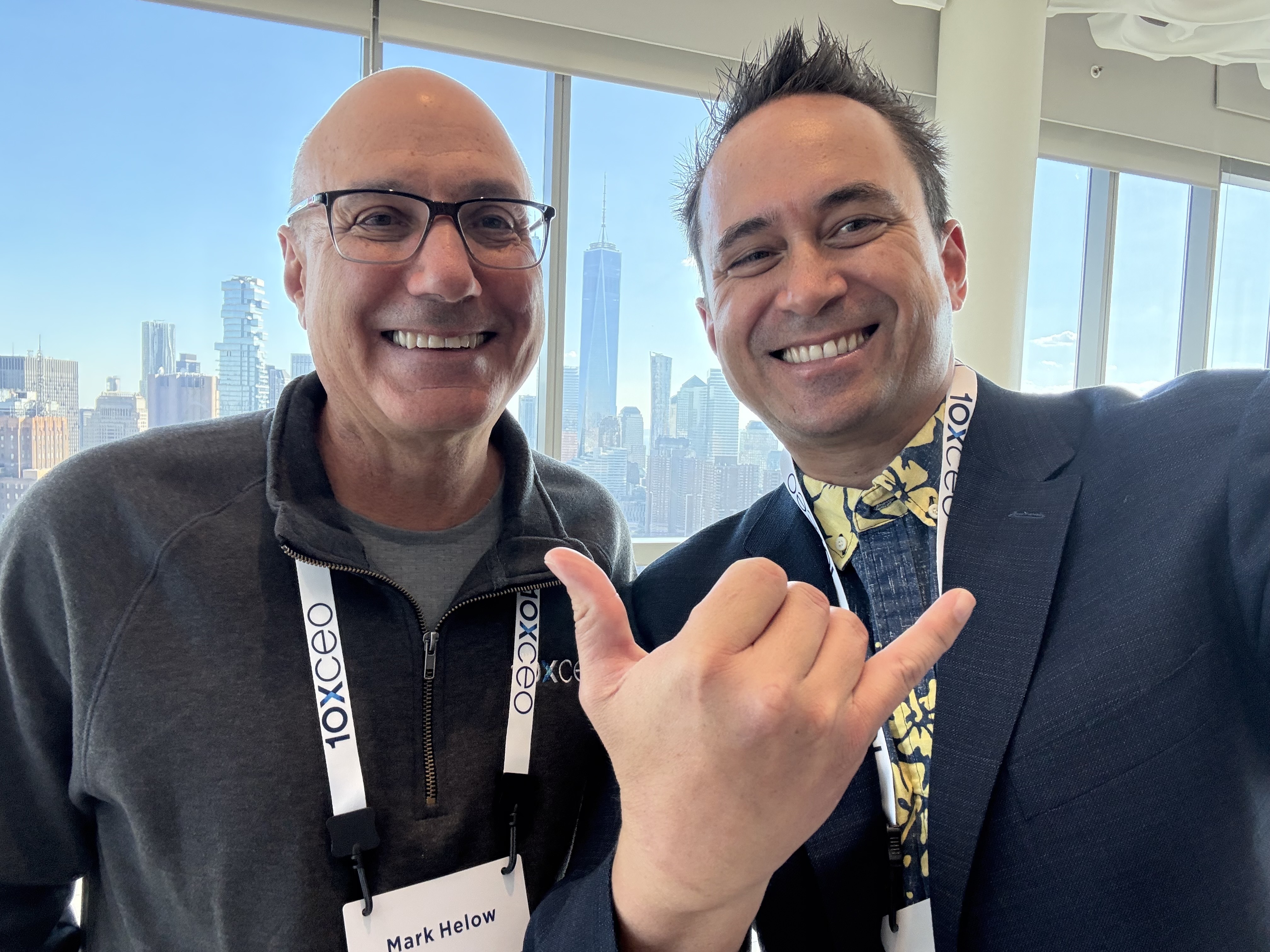 Mark Helow, Hoala Greevy | 10X CEO Accelerate 2025 - Welcome Reception