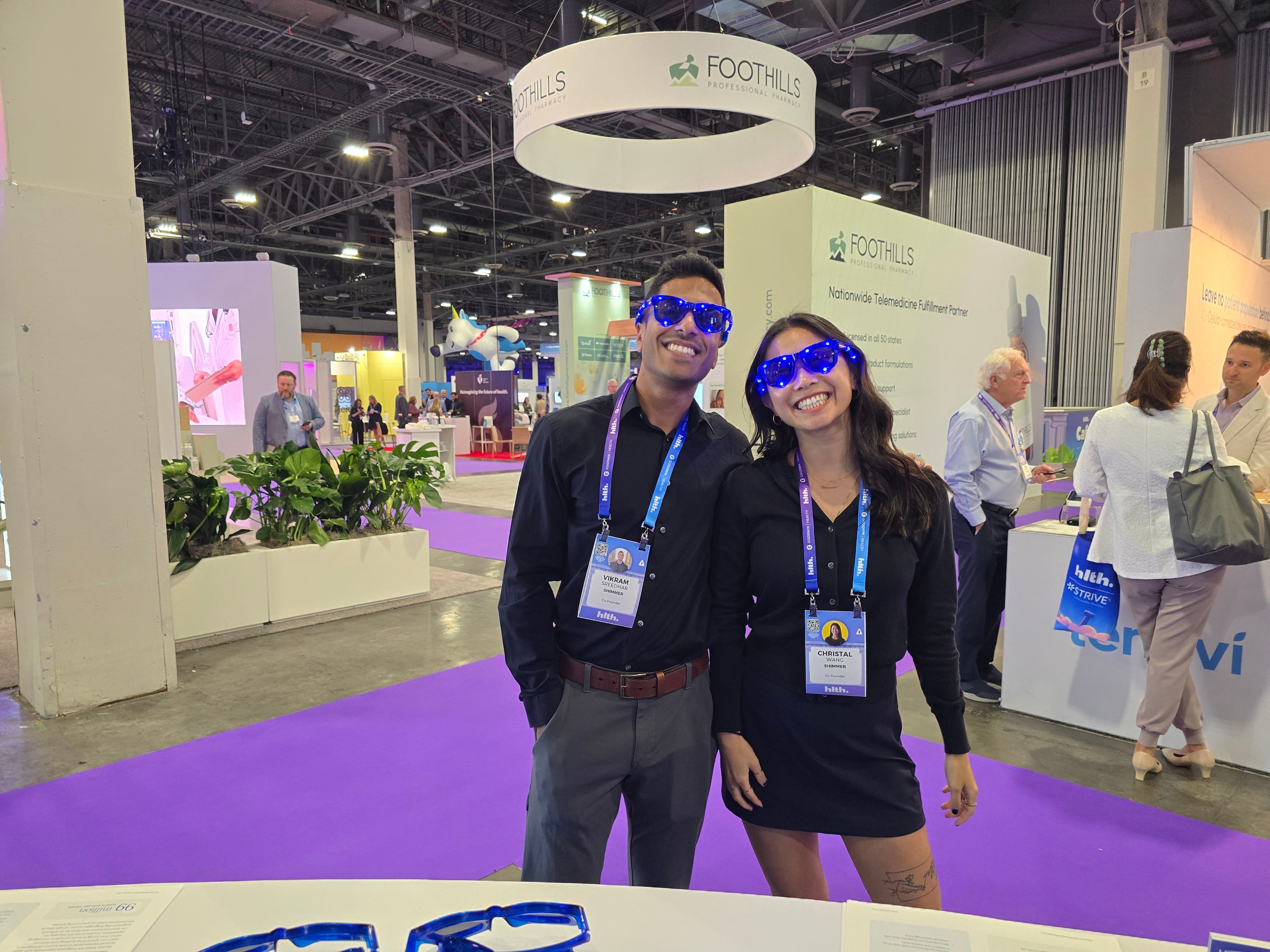 HLTH 2025 Attendees loved our flashing sunglasses