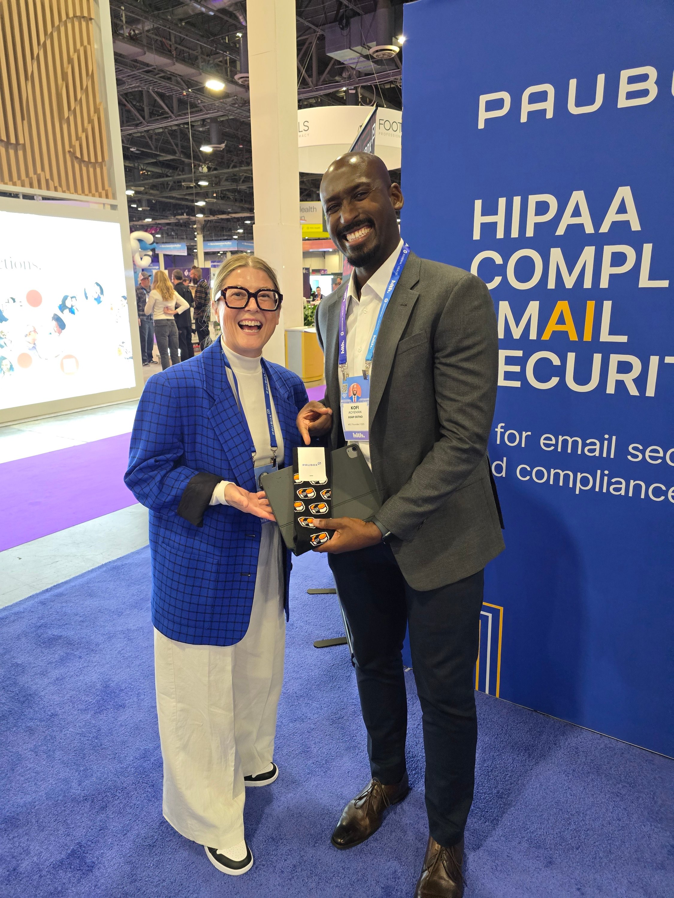 Ange with Kofi Agyeman of ASAP Ortho