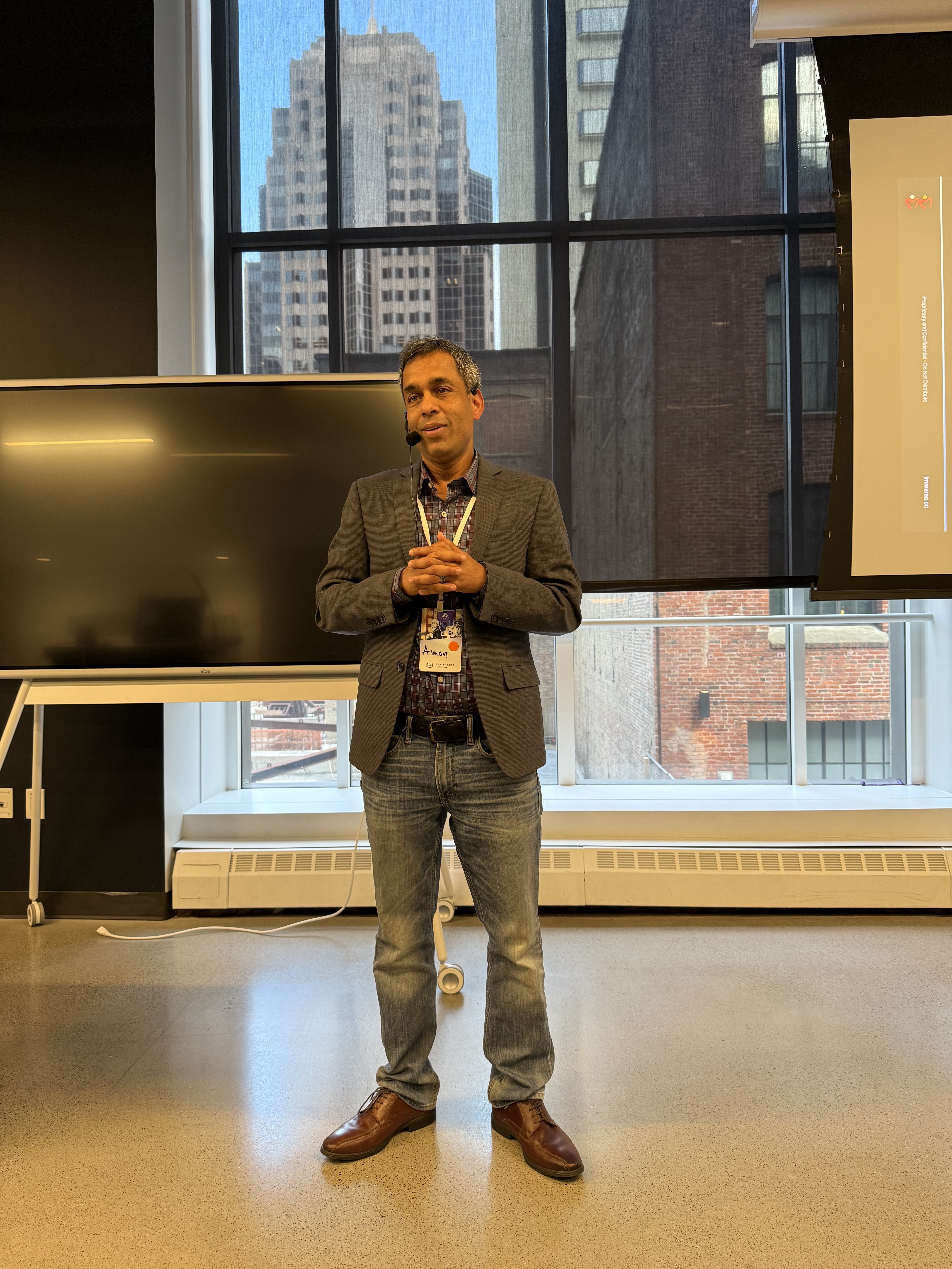 Aman Singla did two live demos with an Immersa MCP server | Aman Singla - context is all you need (AI meetup in SF)