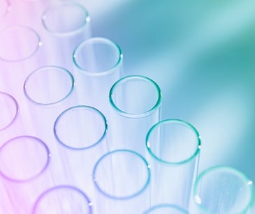 Image of test tubes in a lab. 