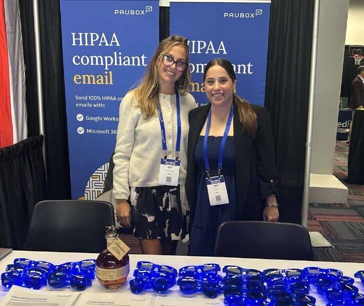 Paubox team at Becker's Health IT Digital Health RCM Conference