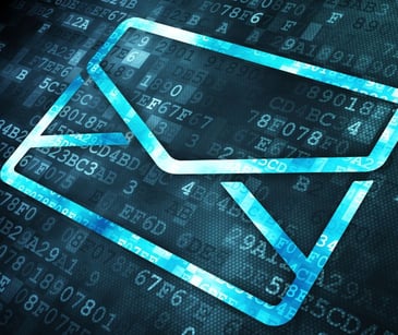 digital concept of email icon