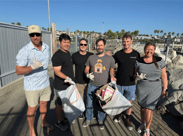 Cleaning up King Harbor, Redondo Beach - Paubox Community Service 2025