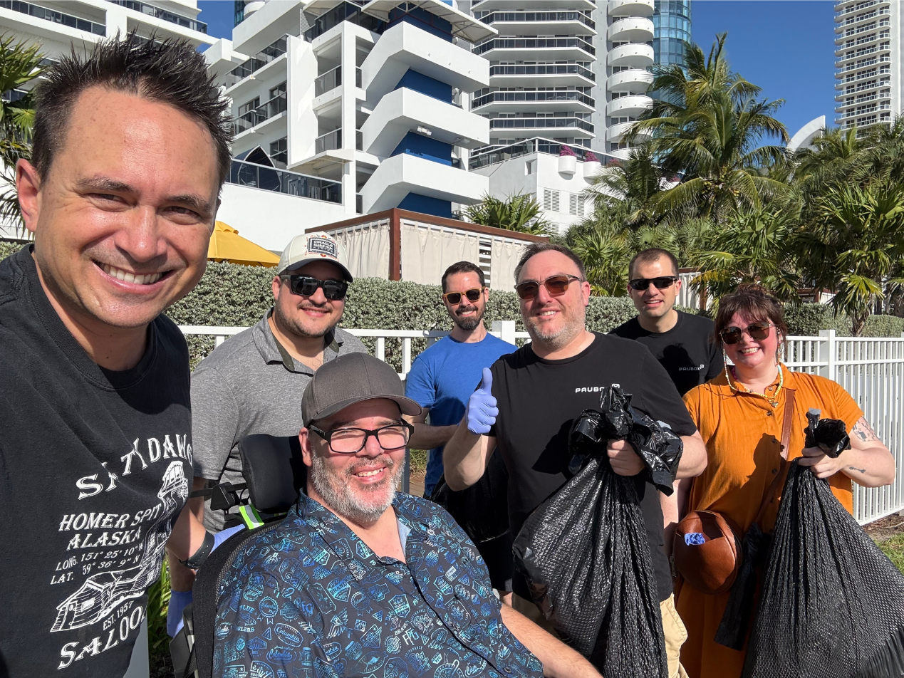 Cleaning up Miami Beach - Paubox Community Service
