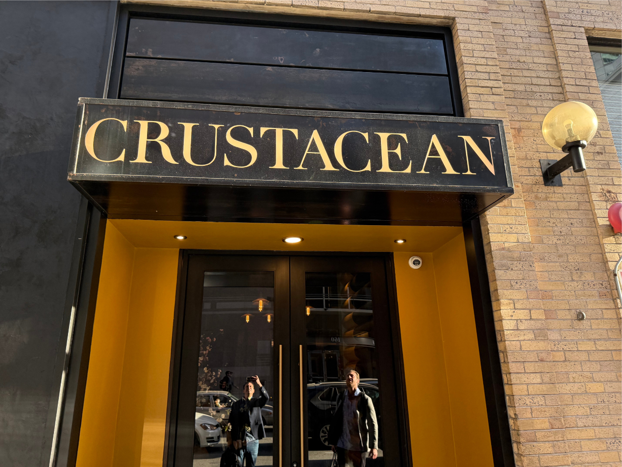 It was everyone's first time dining at Crustacean | Customer dinner at Crustacean San Francisco during RSA Week
