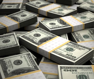 stacks of money