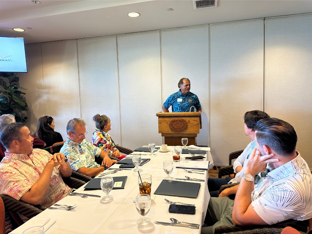 "The Sony Open becomes the focal point of many of our nonprofits." Corbett Kalama | The elevated hospitality chalet: Sony Open 2025 prep meeting
