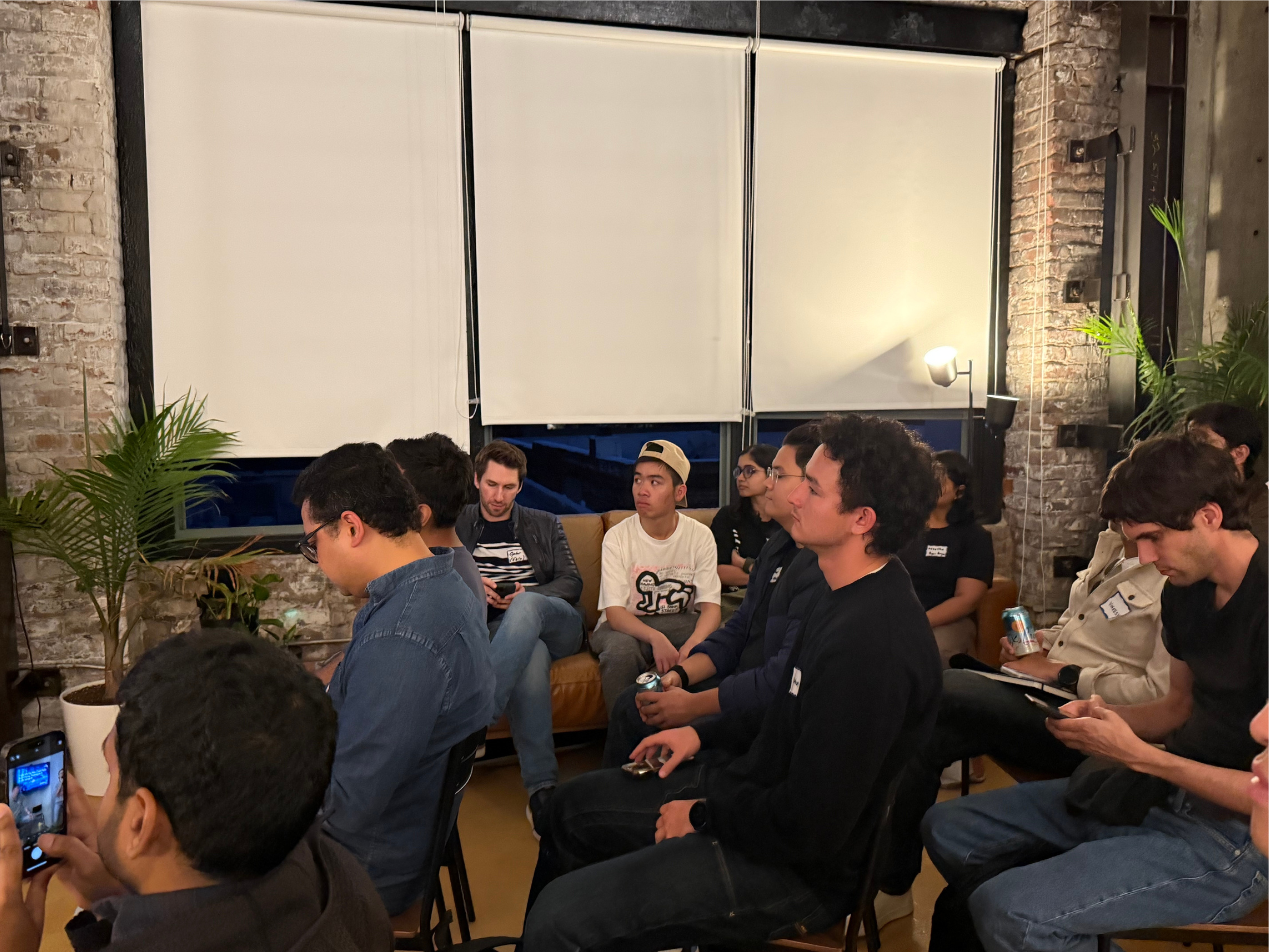 Full house tonight at Coval HQ in SoMa | Brooke Hopkins: evals are the new crash tests (SF Tech Week 2025)