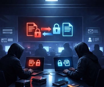 hackers at computers