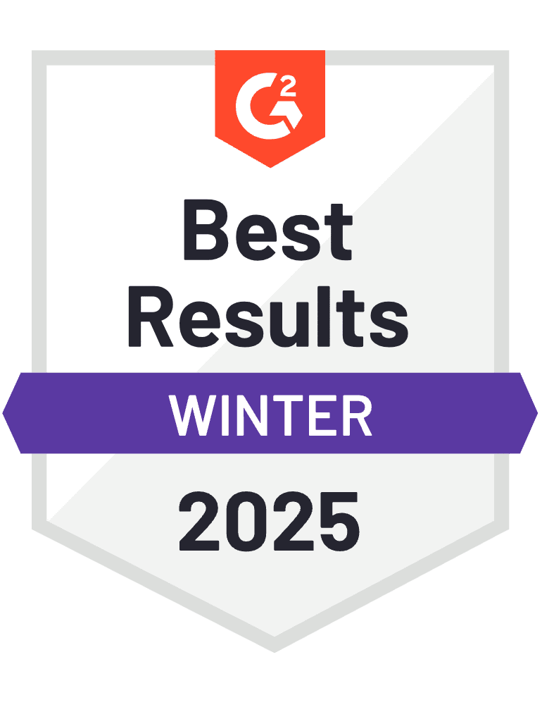 G2 Best Results badge