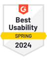 G2 Best Usability badge