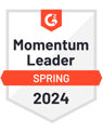 G2 Momentum Leader badge