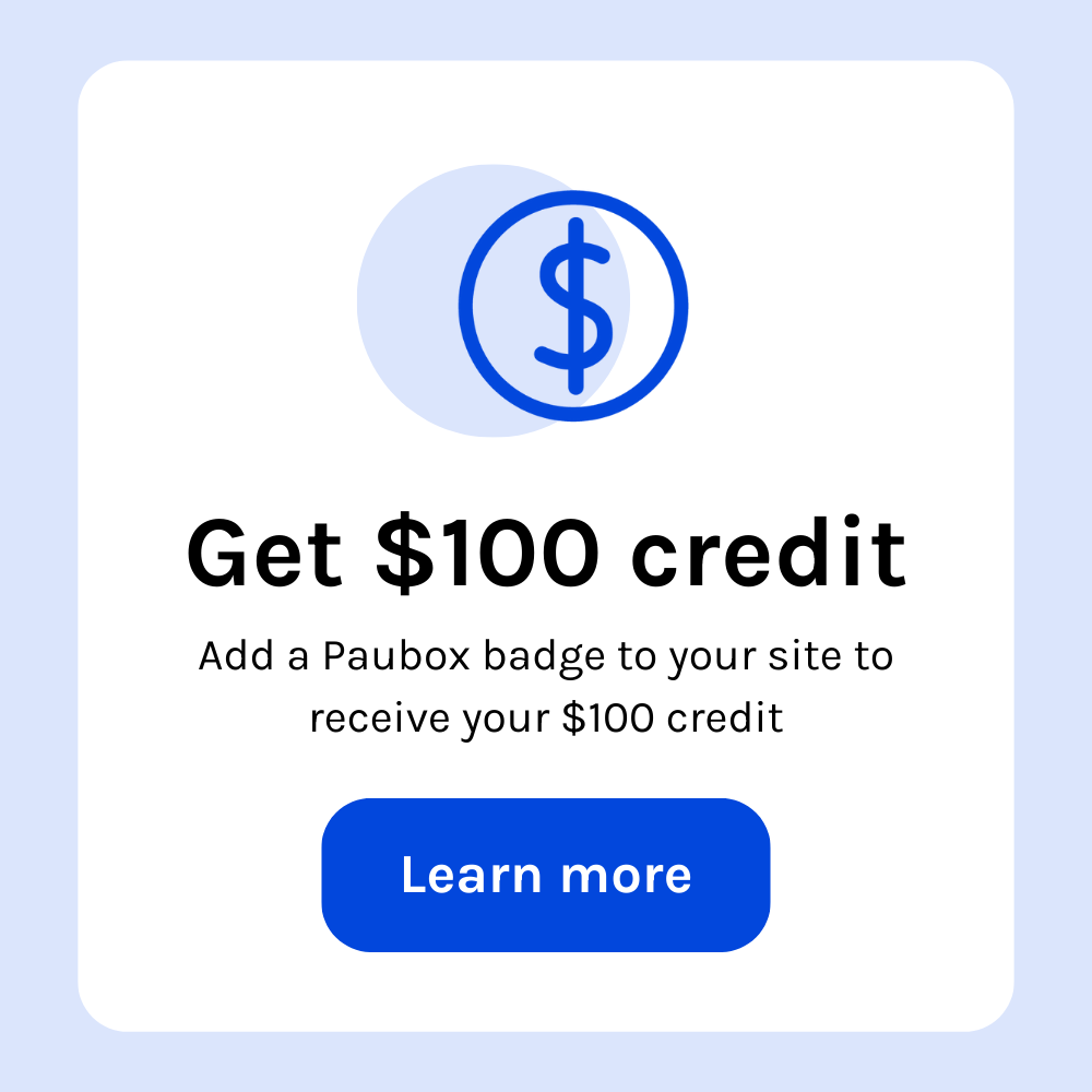 Get $100 credit