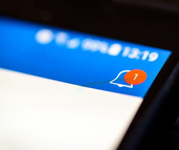 notification logo on phone