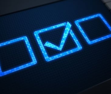 blue digital checkmark