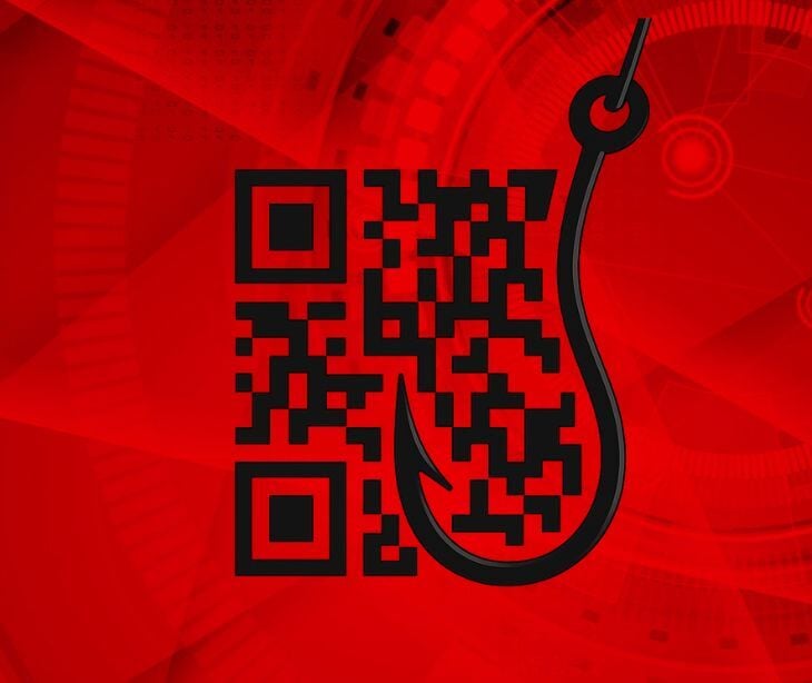 QR code with fish hook