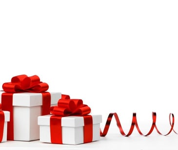 Image of holiday gifts. 