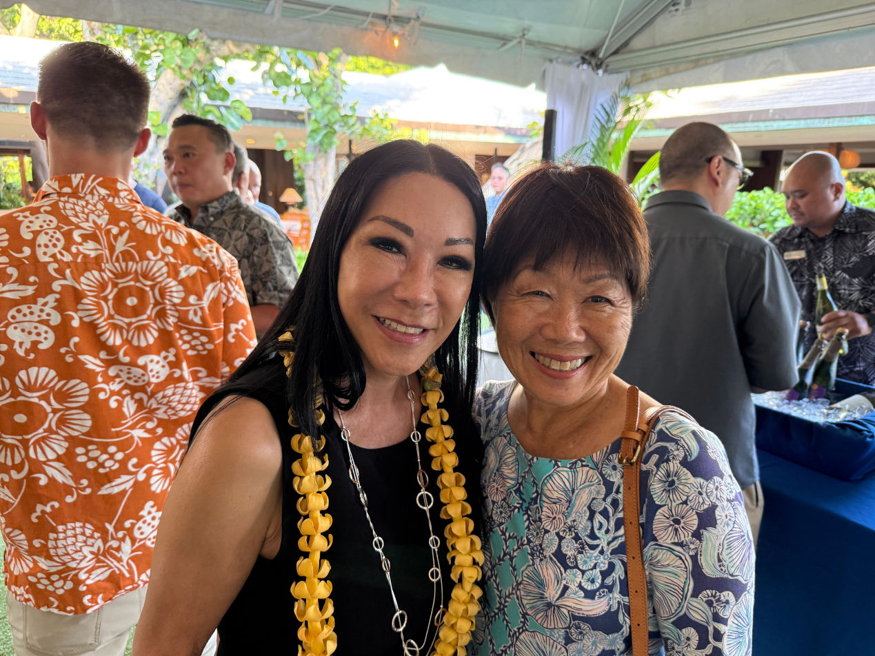 Our co-sponsor Daryle Ann Ho (Director Of Clinical Services, Malama Ola Health Services) and Dr. Rae Seitz (CEO, Hui Pohala) | Industry Dinner in Honolulu with Paubox and Malama Ola
