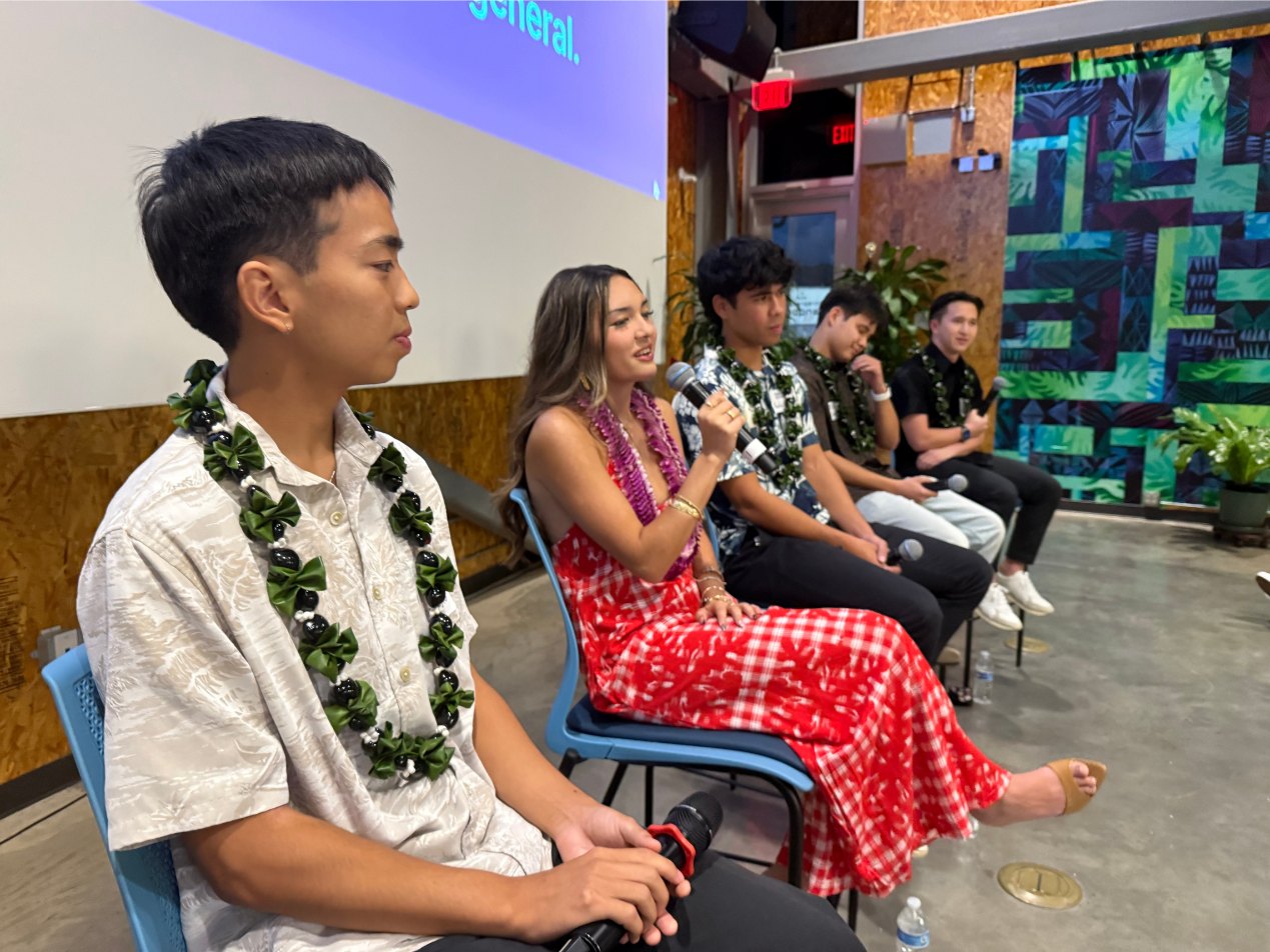 Paubox Kahikina Scholarship submits application for non-profit status | Gabbie Nakamatsu speaking