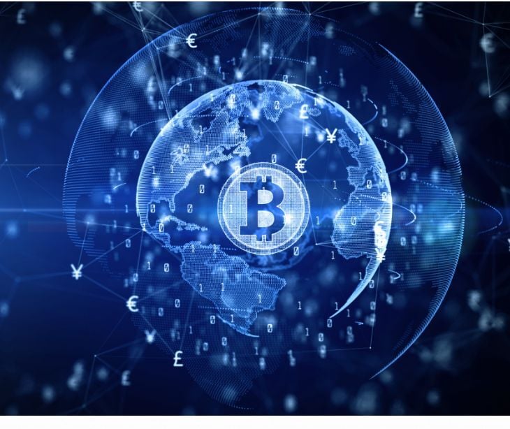 bitcoin digital logo