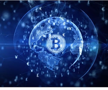 bitcoin digital logo