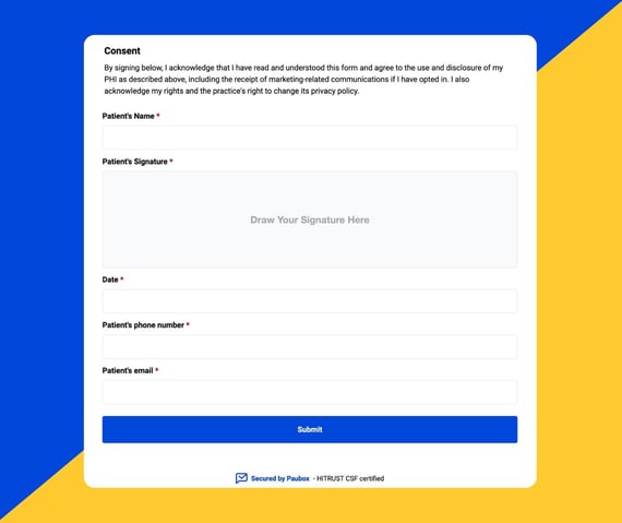 How to create a HIPAA consent form thats easy to share-1