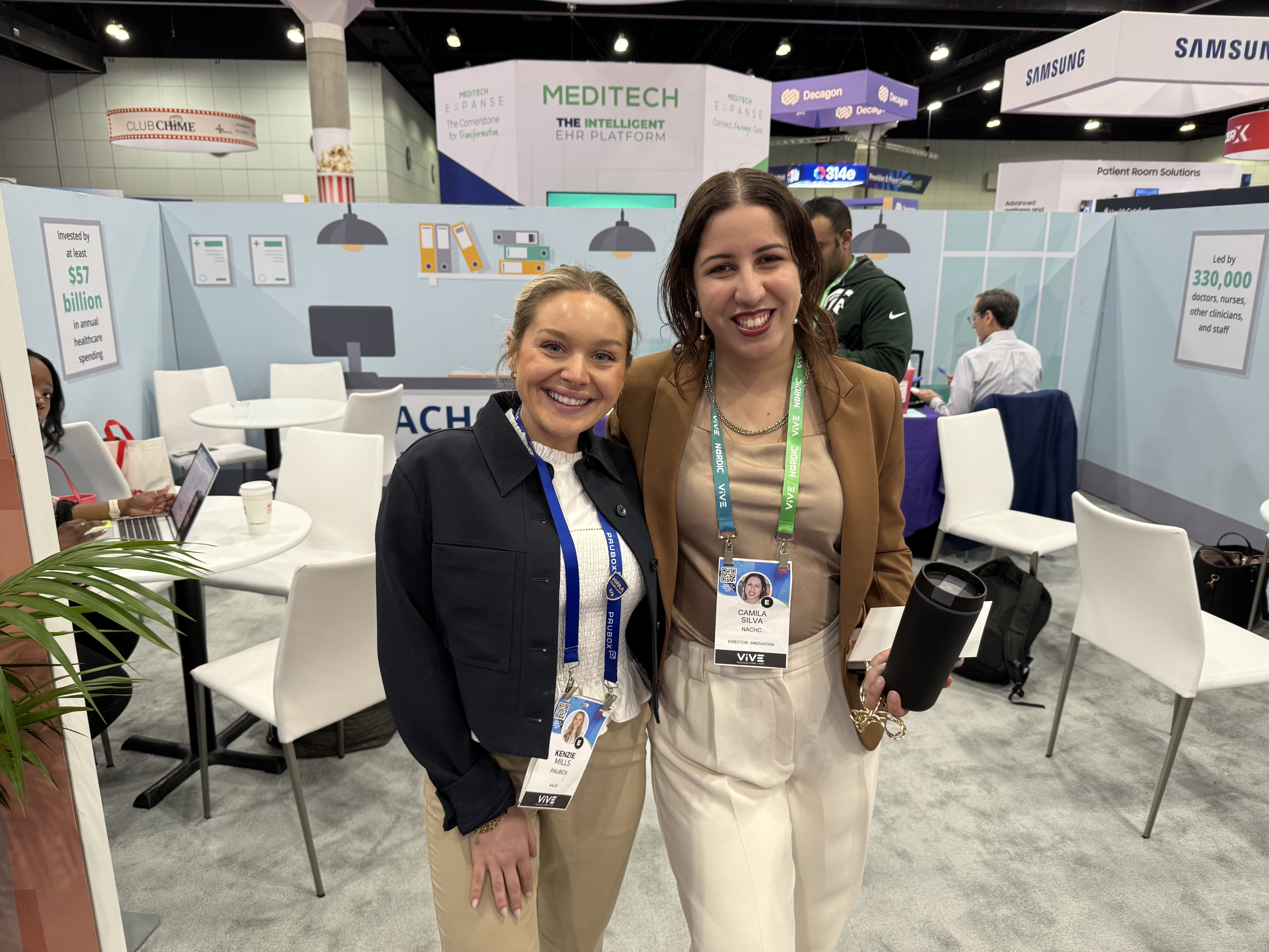 Kenzie with Camila Silva of the NACHC
