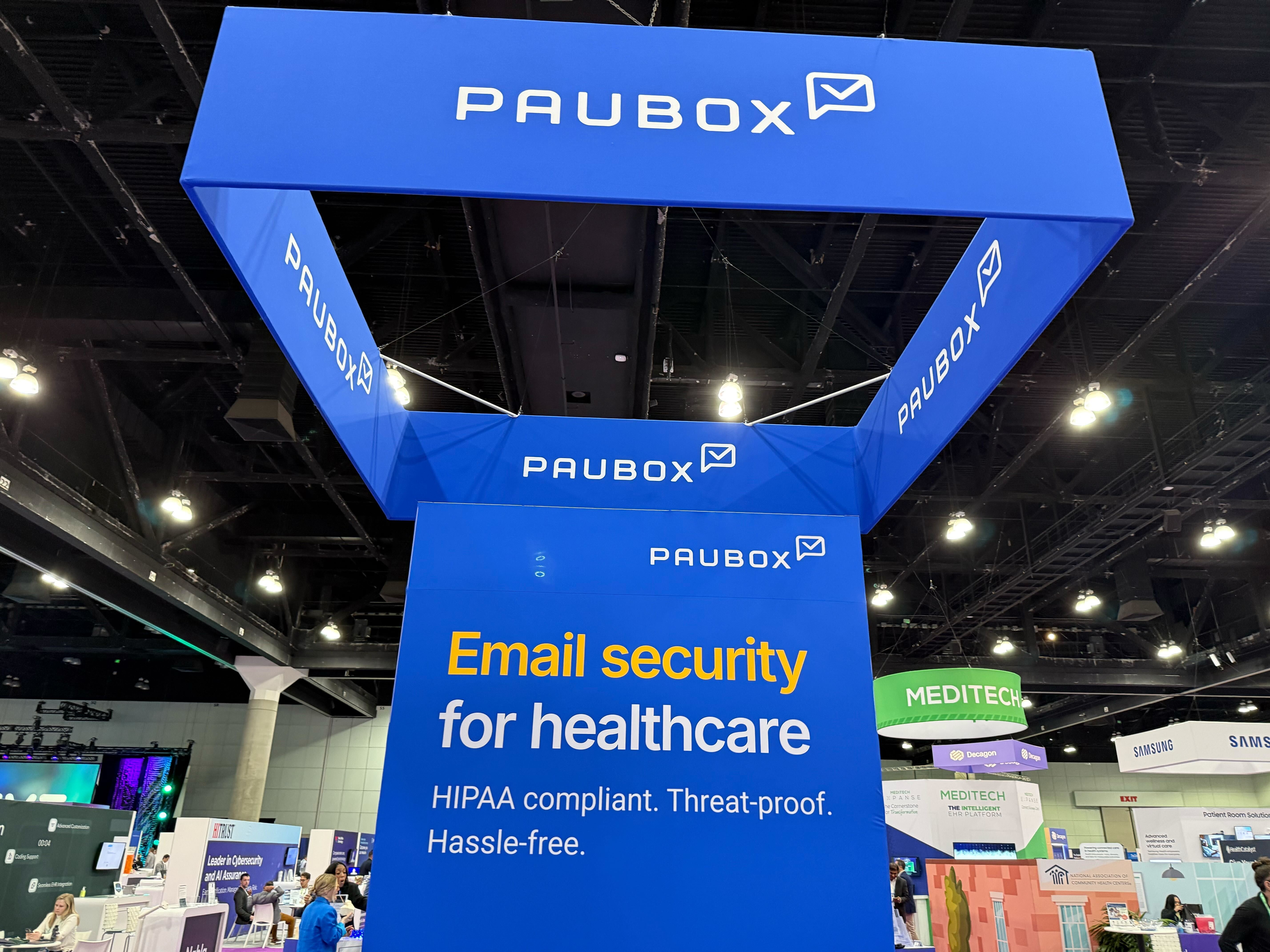 The Paubox booth
