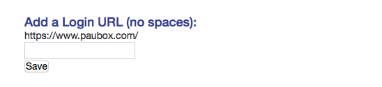 Use Paubox to create a Login URl