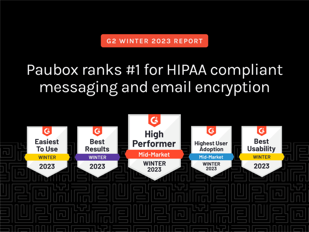 Paubox earns top ranking in G2 Winter 2023 report