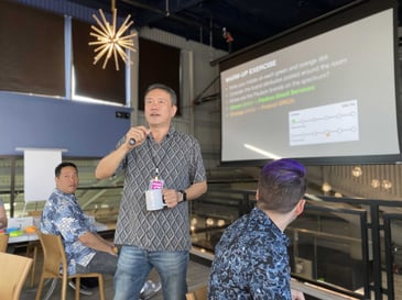 Brand workshop with Wall-to-Wall Studios at Hana Koa Brewing