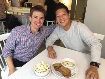 Grabbing a bite at City Counter in San Francisco