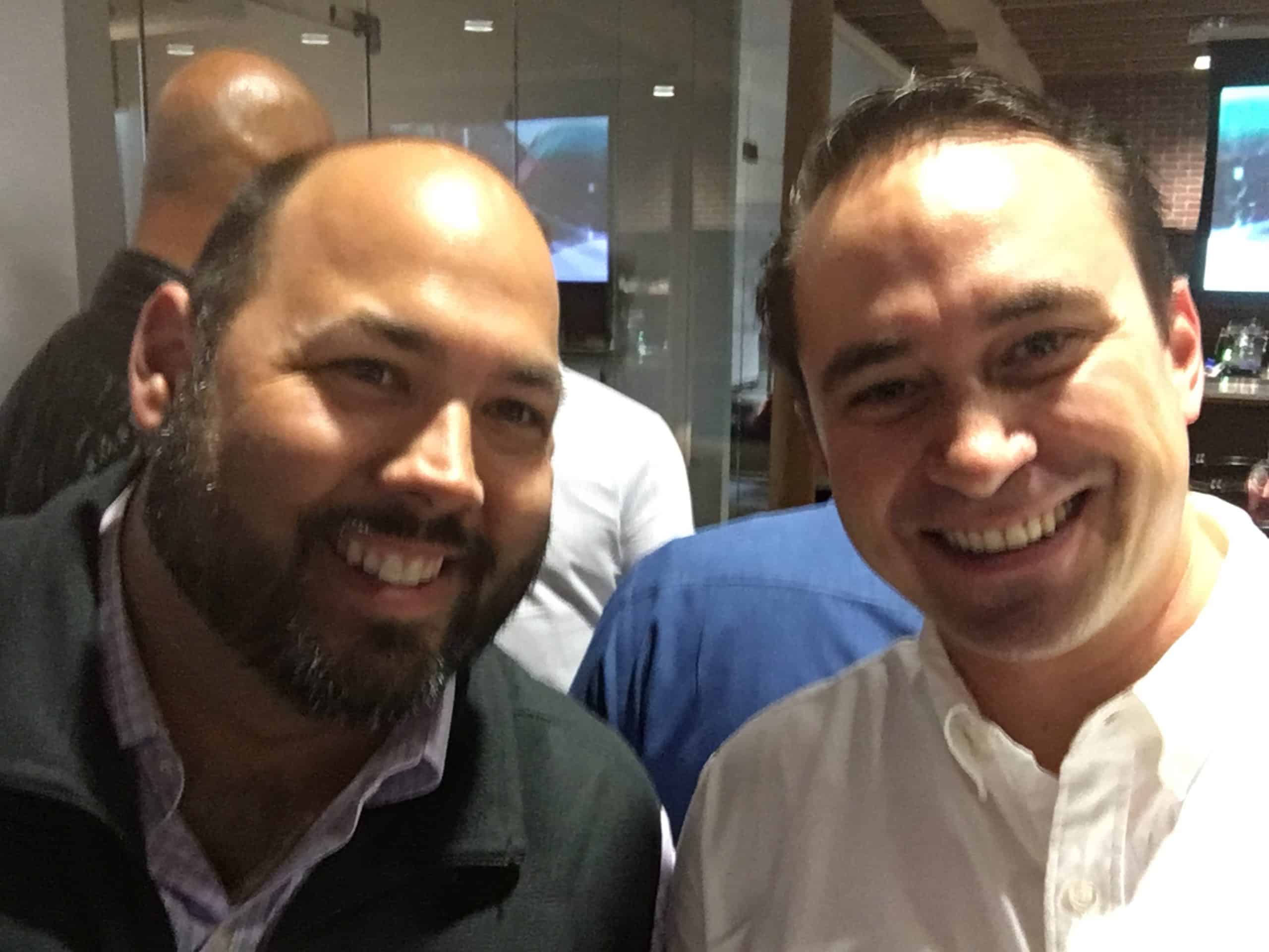 Selfie with Ryan Williams of Sales Collider - Hoala Greevy, Paubox