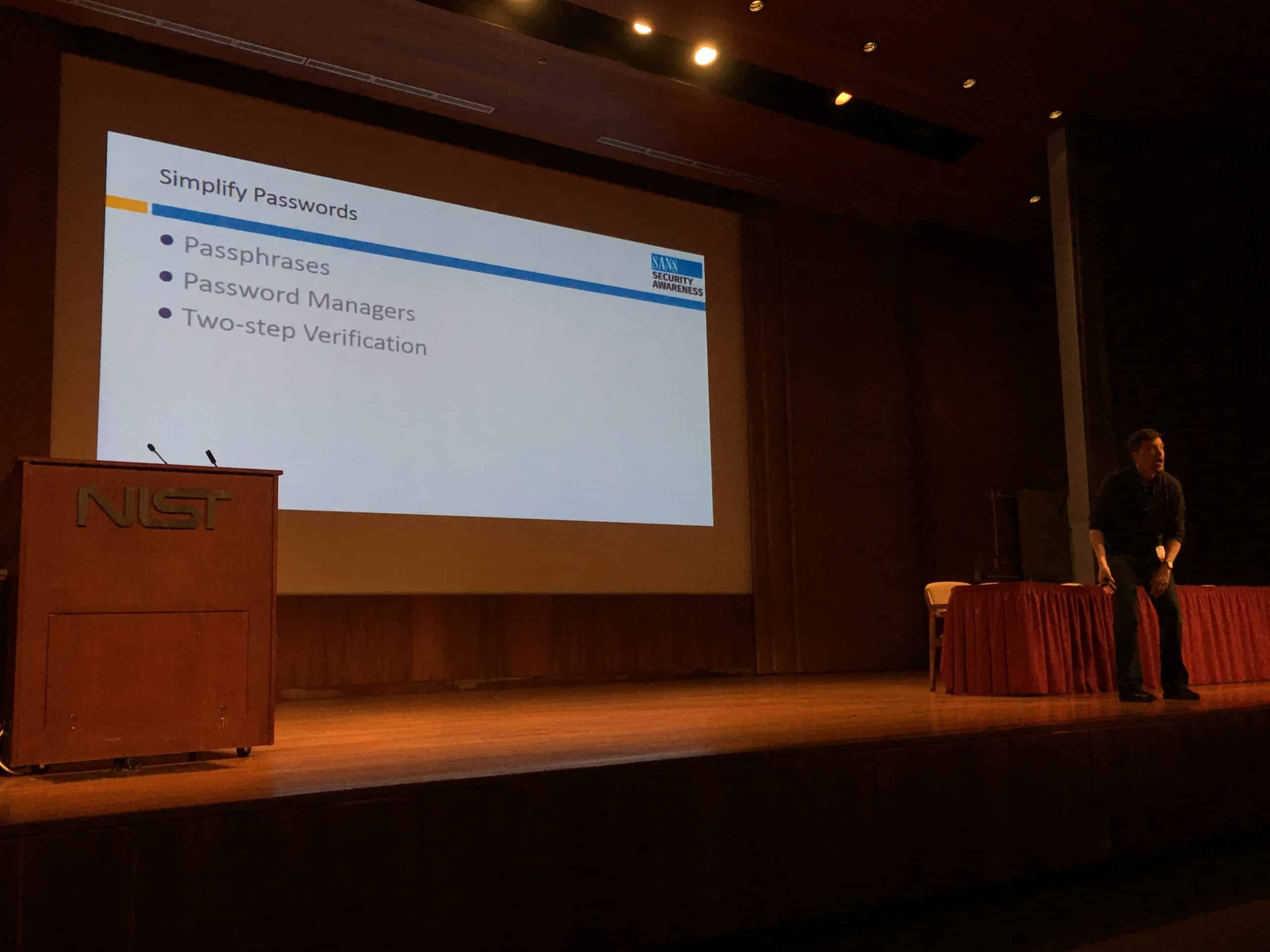 Lance Spitzner: Making Security Simple - FISSEA NIST Conference