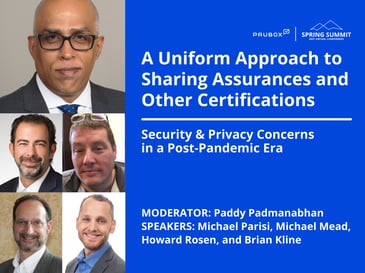 Paddy Padmanabhan, Michael Parisi, Michael Mead, Howard Rosen, and Brian Kline: Security & privacy