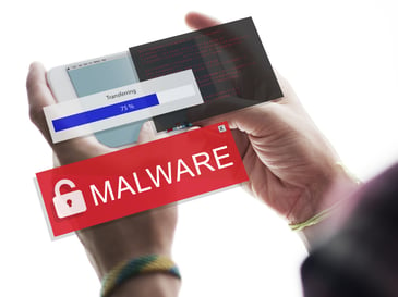 What happens if you open malware on a phone?