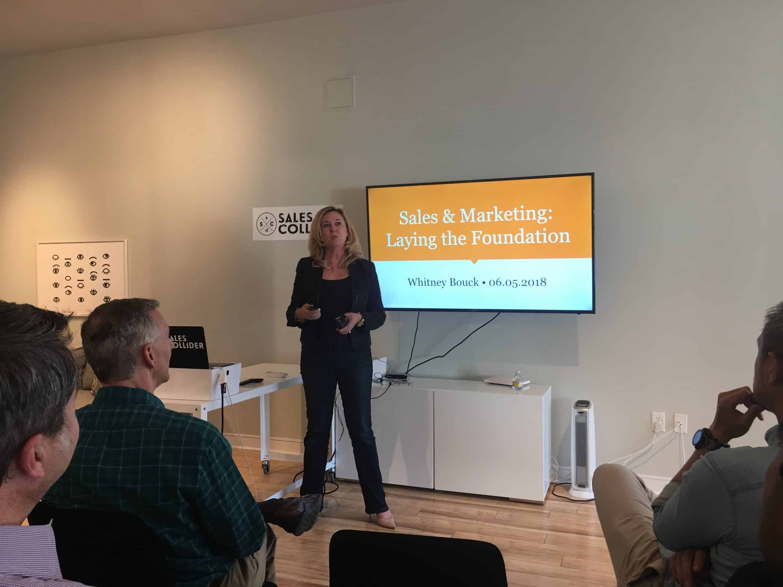 Whitney Bouck (HelloSign): Sales Collider meetup