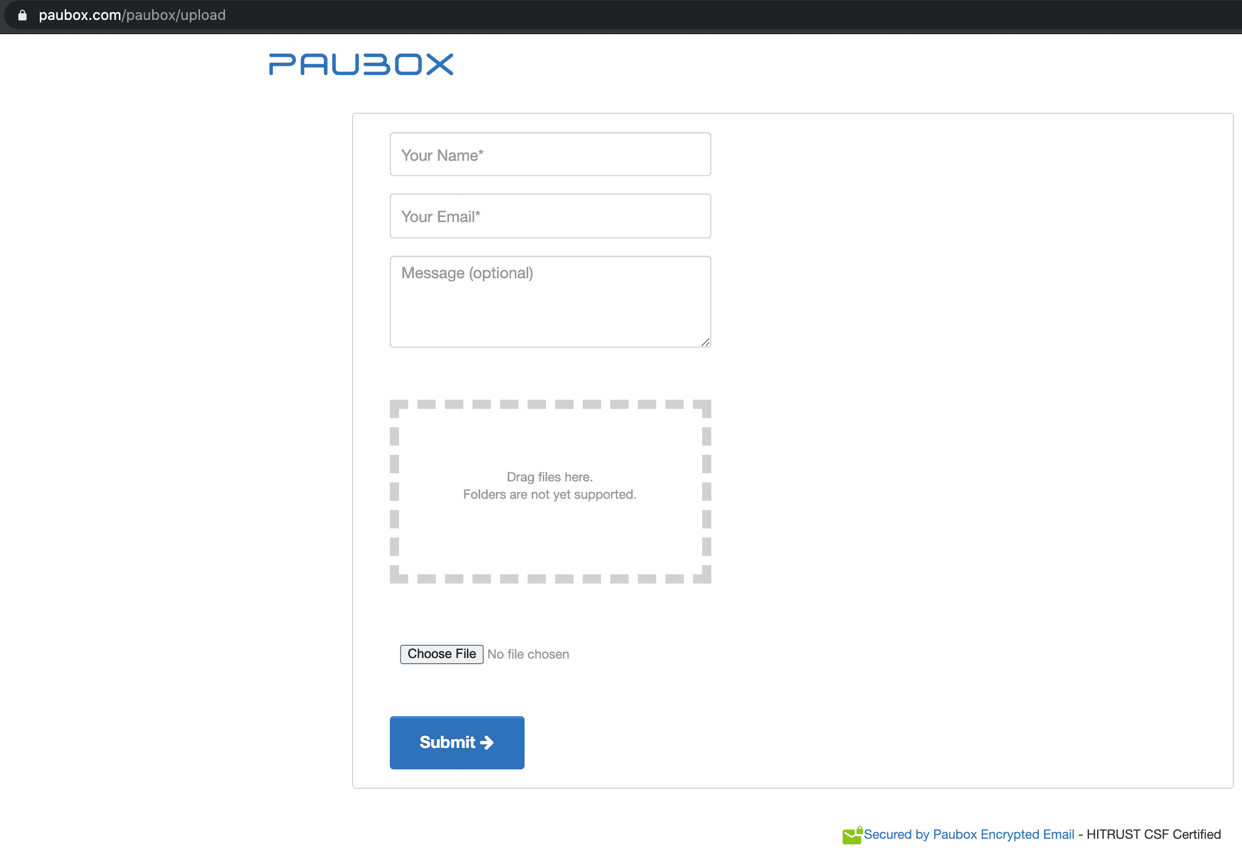 How to Use a Secure Contact Form with Paubox