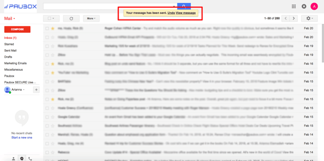 [Pictures] How to undo a sent email in Gmail