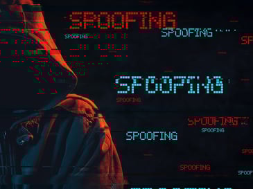 What is a spoofed website?