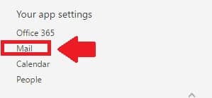 office 365 settings, office 365 your app settings,