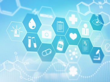 digital healthcare icons