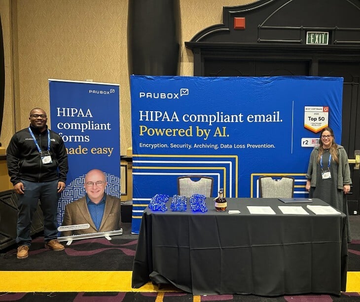 Paubox team at the 2025 AMBA Conference