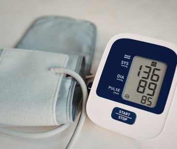 Image of a blood pressure monitor. 