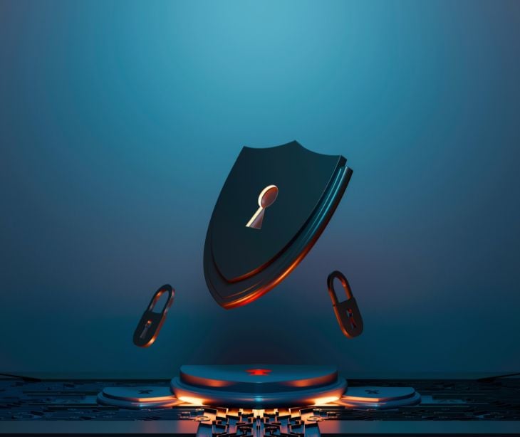 floating security shield