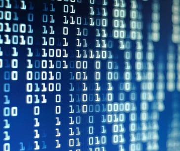 data numbers on a screen