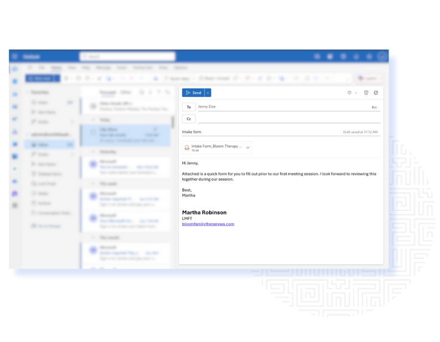 Outlook product image - compose